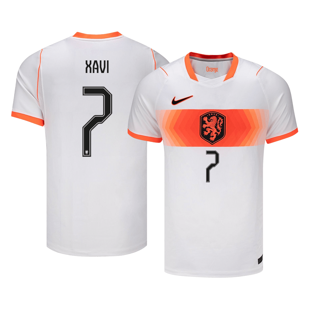 XAVI #7 Netherlands Idegenbeli Mez 2026 Fehér
