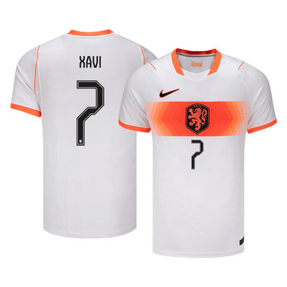 XAVI #7 Netherlands Idegenbeli Mez 2026 Fehér