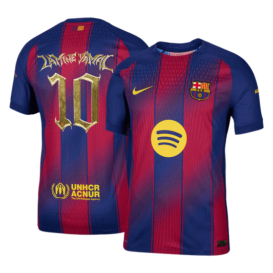 【Kopa Trophy Edition】LAMINE YAMAL #10 Barcelona Játékos Otthon Mez 2025/26 Piros & Kék