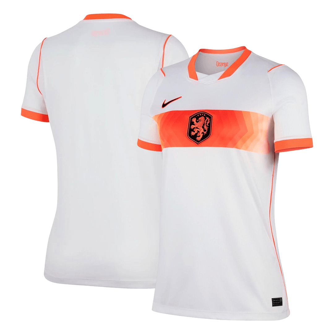 Női Netherlands Idegenbeli Futball Mez 2026 Fehér