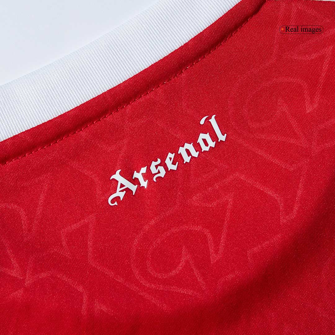 Gyerekek Arsenal Otthoni Soccer Mez Készlet(Mez+Rövidnadrág) 2025/26 Piros