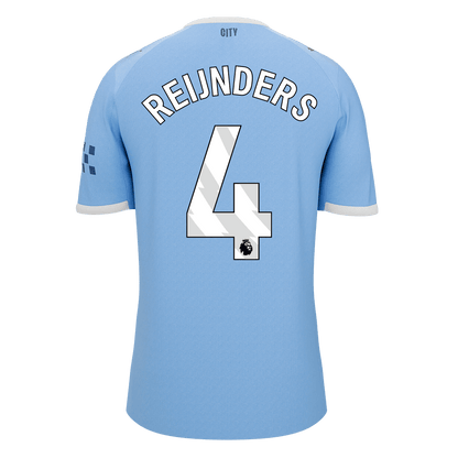 REIJNDERS #4 Manchester City
 Otthon Futball Mez 2025/26 Kék