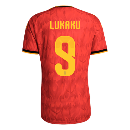 LUKAKU #9 Belgium Játékos Verzió Hazai Mez Világbajnoki 2026 Piros