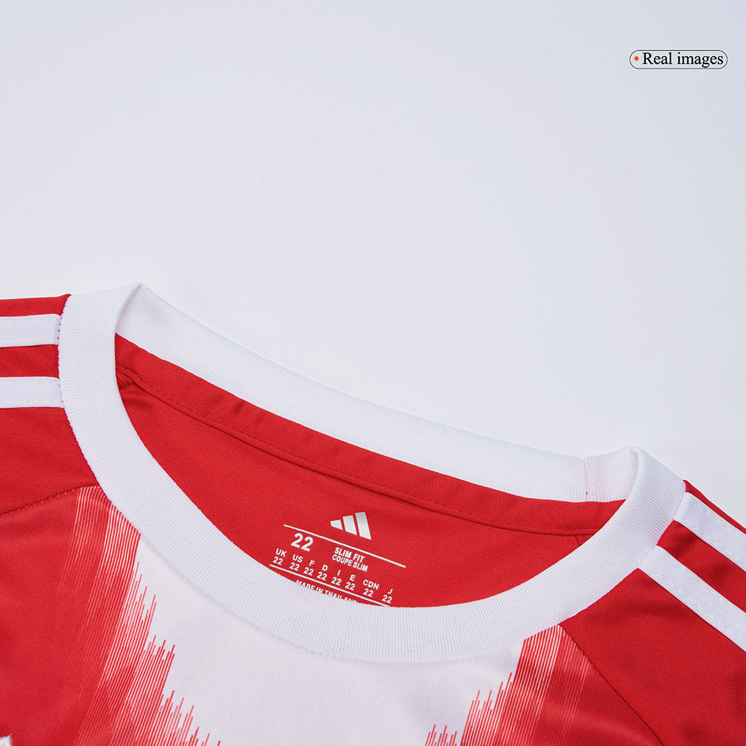 Gyerekek   Bayern Munich Otthon Soccer Mez Készlet(Mez+Rövidnadrág) 2025/26 Piros