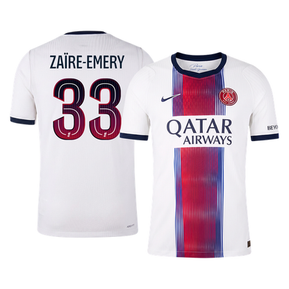 ZAÏRE-EMERY #33 PSG Játékos Verzió Idegenbeli Mez 2026/27 Fehér