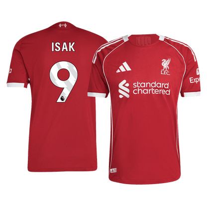 ISAK #9 Liverpool Játékos Hazai Mez 2025/26 Piros