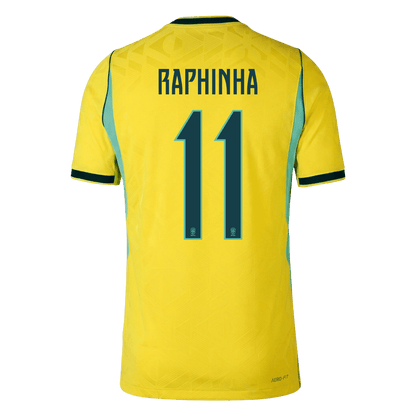 RAPHINHA #11 Brazil Játékos Verzió Hazai Mez Világbajnoki 2026 Sárga