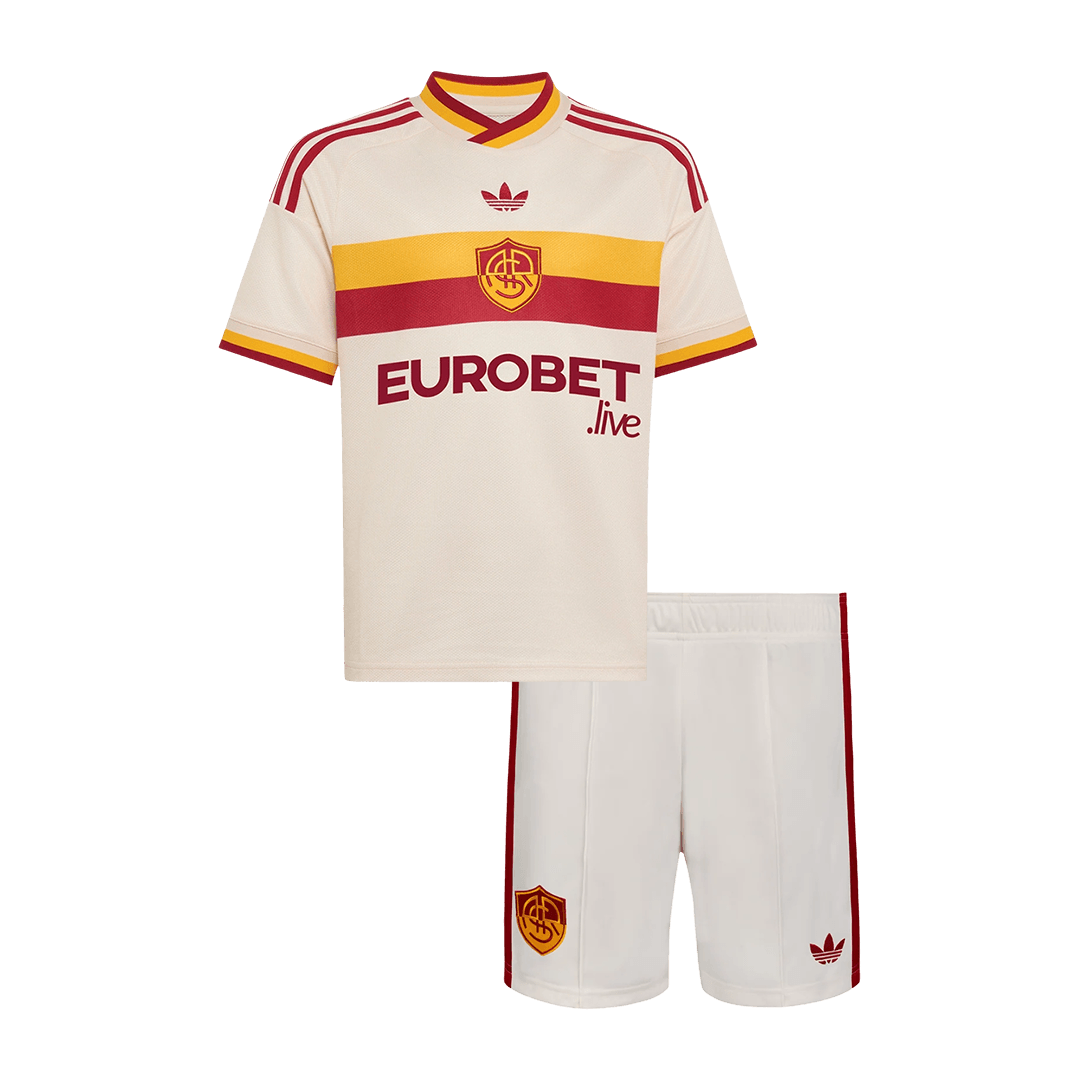 Roma Gyerek Idegenbeli Mez 2026/27 Fehér