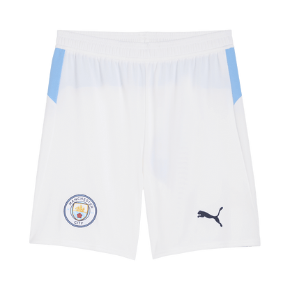 Manchester City Otthon Soccer Rövidnadrág 25/26 Fehér