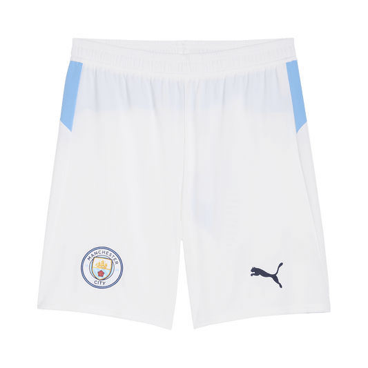 Manchester City Otthon Soccer Rövidnadrág 25/26 Fehér