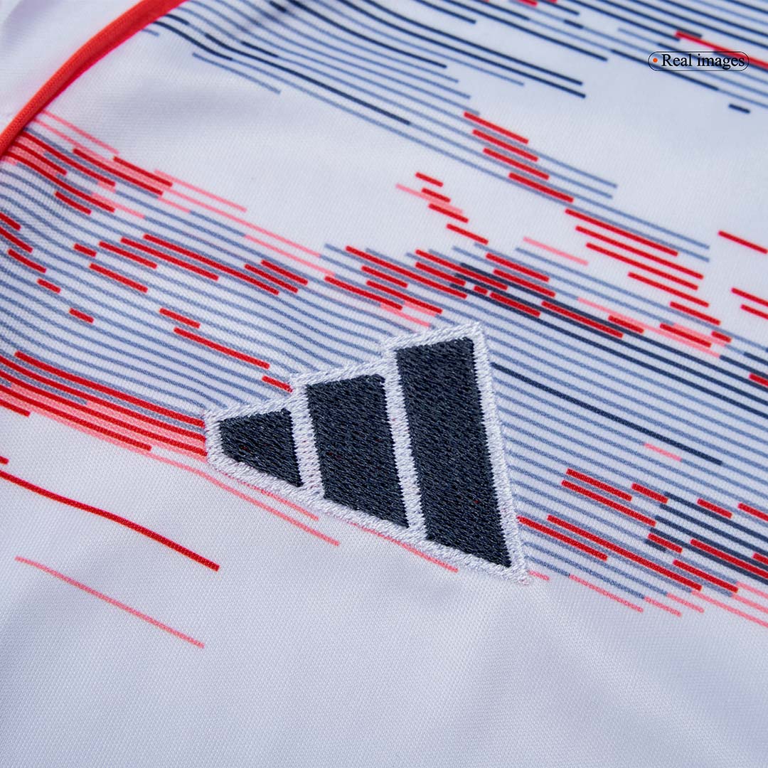 Gyerekek  Bayern Munich Idegenbeli Soccer Mez Készlet(Mez+Rövidnadrág) 2025/26 Fehér