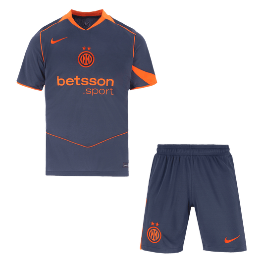 Inter Milan Idegenbeli Harmadik Mez Szett (Mez+Nadrág) 2025/26 Sötétkék