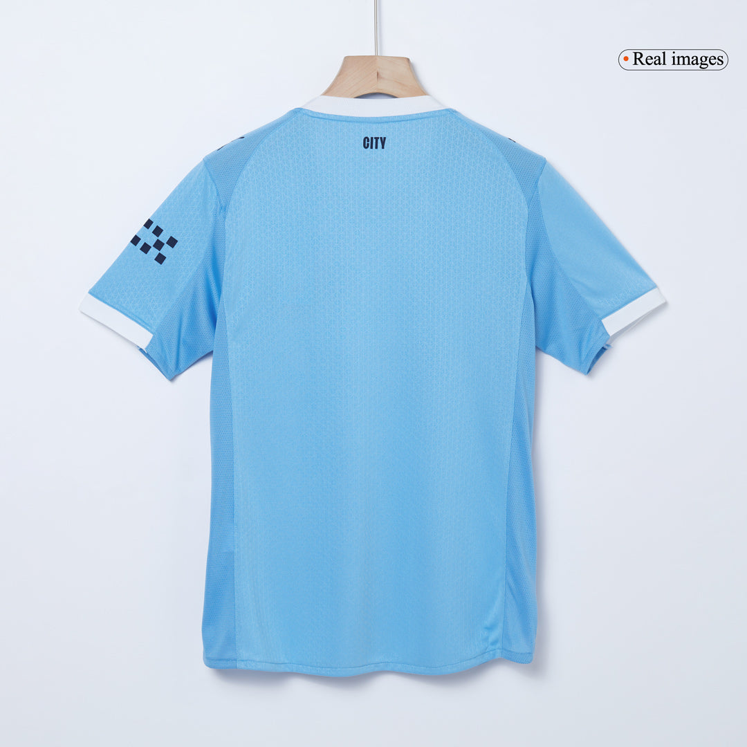 REIJNDERS #4 Manchester City Játékos Otthon Mez 2025/26 Kék