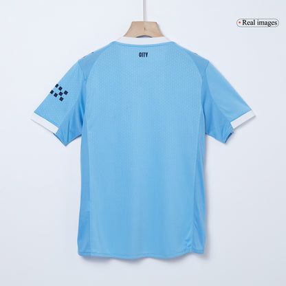 REIJNDERS #4 Manchester City Játékos Otthon Mez 2025/26 Kék