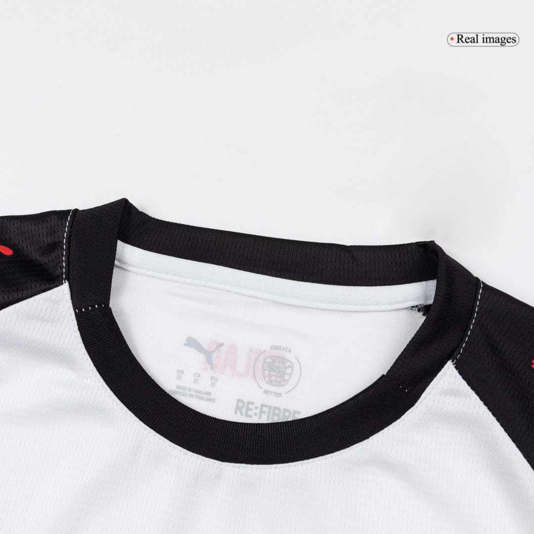 AC Milan Gyerek Idegenbeli Mez Készlet(Mez+Nadrág+Zokni) 2025/26 Fehér