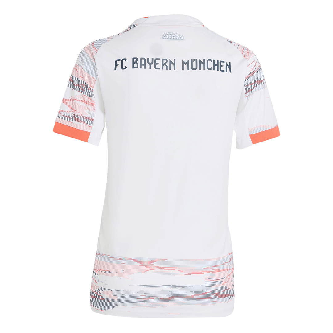 Women's Bayern Munich Idegenbeli Soccer Mez 2025/26 Fehér