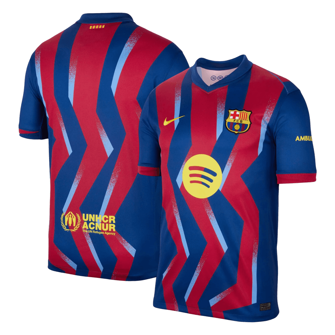 Barcelona Negyedik Mez Szett (Mez+Nadrág) 2025/26 Piros&Kék
