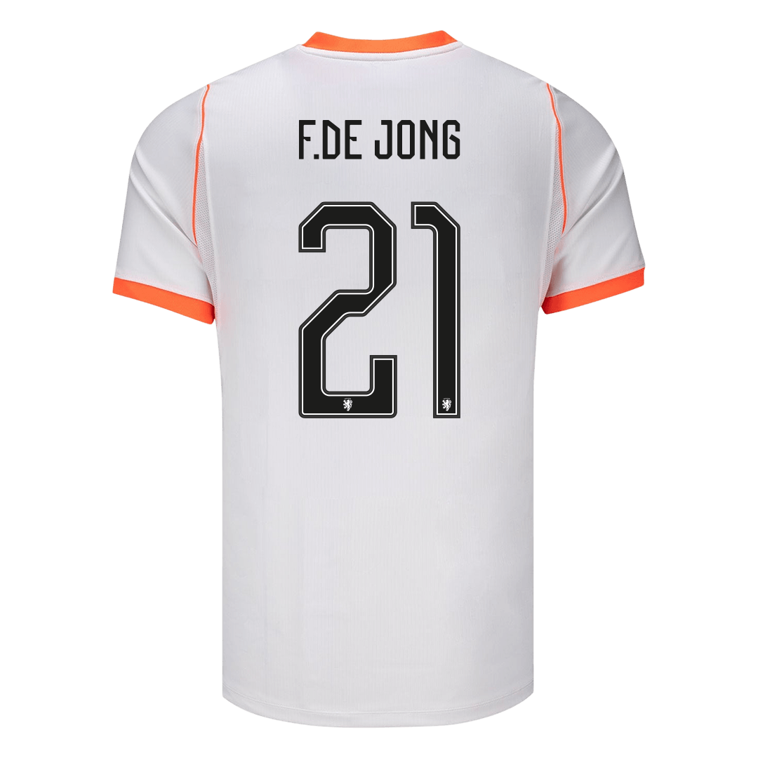 F.DE JONG #21 Netherlands Idegenbeli Mez 2026 Fehér