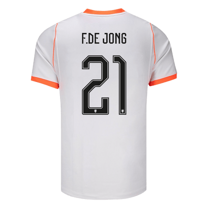 F.DE JONG #21 Netherlands Idegenbeli Mez 2026 Fehér