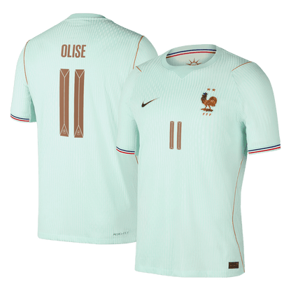 OLISE #11 France Játékos Verzió Idegenbeli Mez Világbajnoki 2026 Zöld