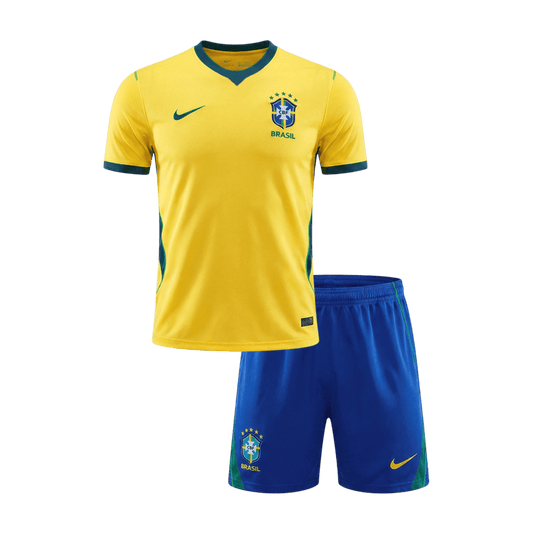 Brazil Gyerek Hazai Világbajnoki Mez Készlet(Mez+Nadrág) 2026 Sárga
