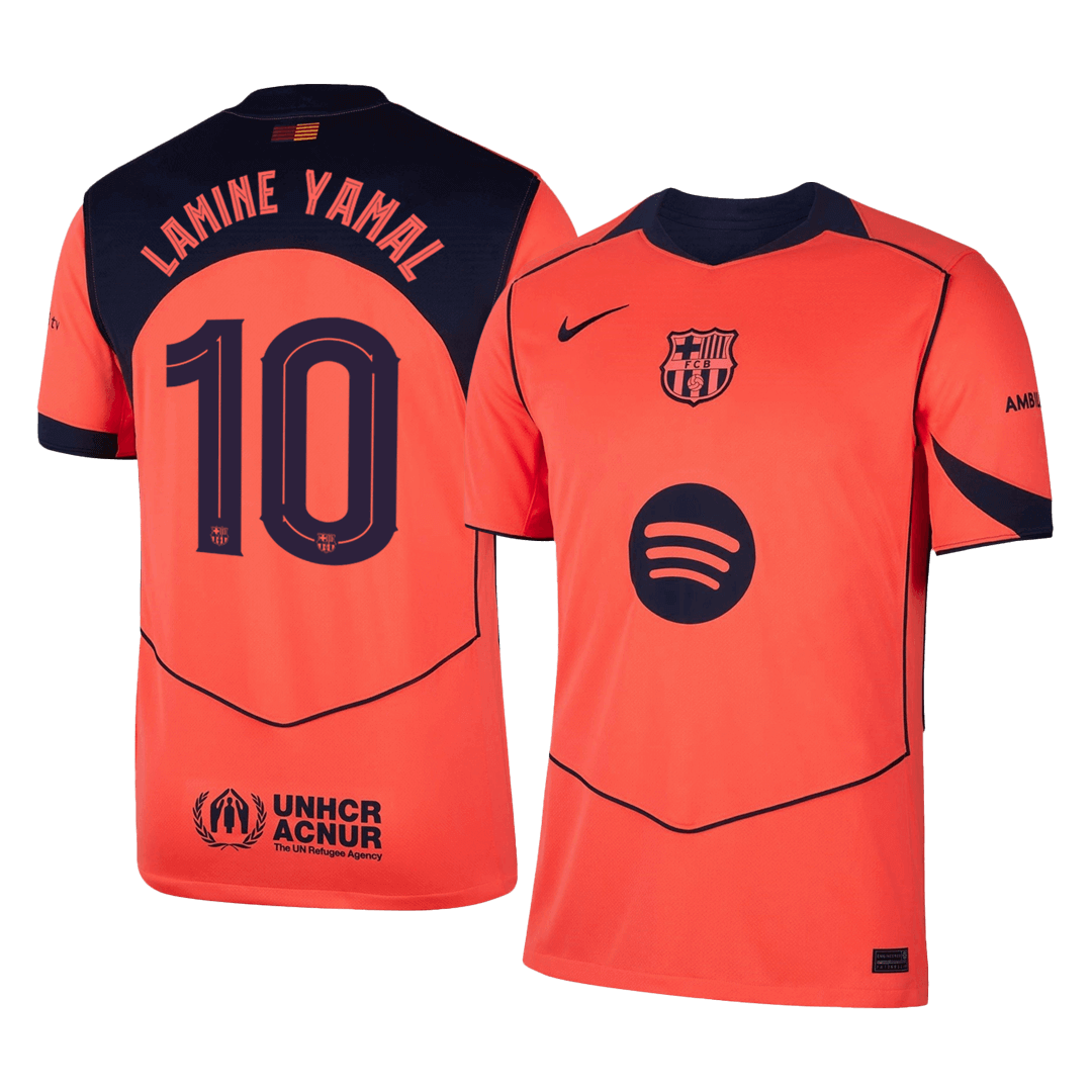 LAMINE YAMAL #10 Barcelona Idegenbeli Harmadik Mez 2025/26