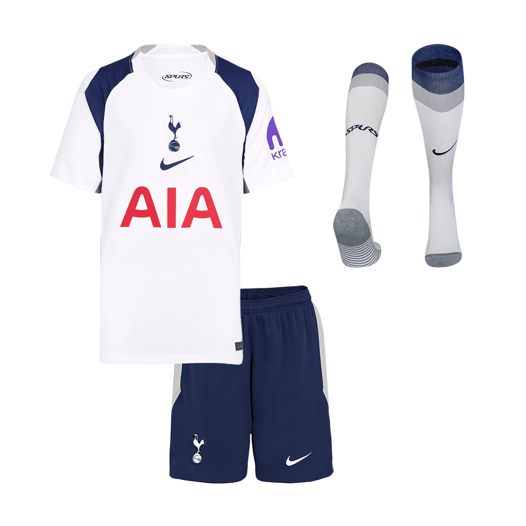 Tottenham Hotspur Gyerek Hazai Mez Készlet(Mez+Nadrág+Zokni) 2025/26 Fehér