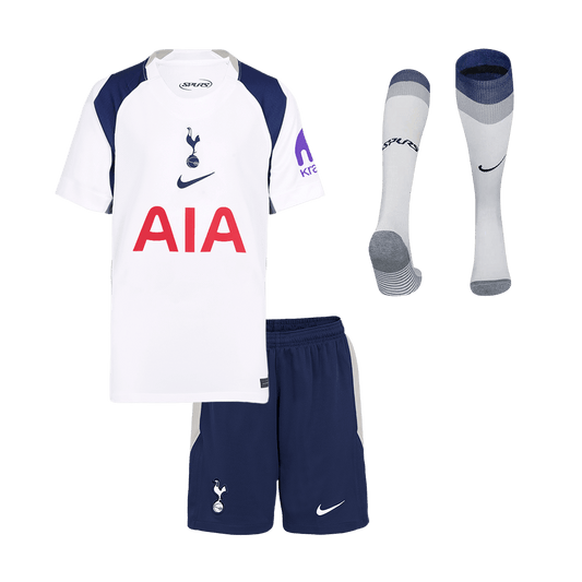 Tottenham Hotspur Gyerek Hazai Mez Készlet(Mez+Nadrág+Zokni) 2025/26 Fehér