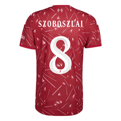 SZOBOSZLAI #8 Liverpool Játékos Verzió Hazai Mez 2026/27 Piros - UCL
