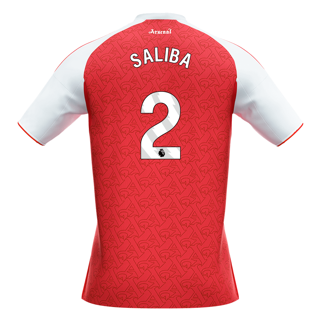 SALIBA #2 Arsenal
 Otthon Futball Mez 2025/26 Piros