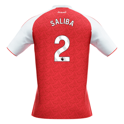 SALIBA #2 Arsenal
 Otthon Futball Mez 2025/26 Piros