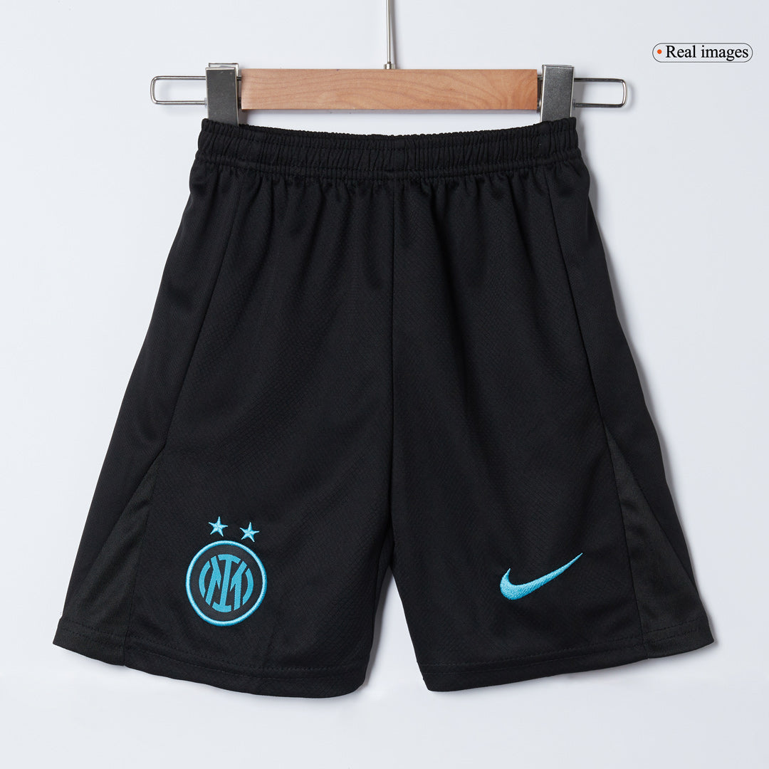 Kid's Inter Milan Otthon Soccer Mez Készlet(Mez+Rövidnadrág) 2025/26 Kék&Fekete