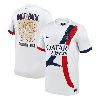 Champions of Europe #26 PSG Idegenbeli Mez 2024/26 Fehér