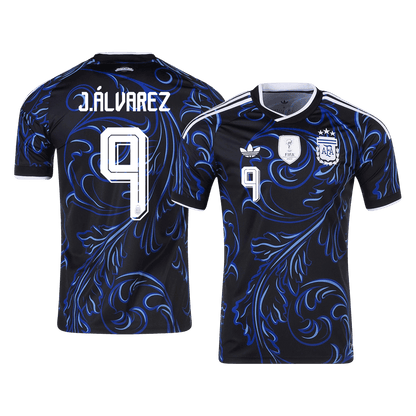 J. ÁLVAREZ #9 Argentina Idegenbeli Mez 2026 Fekete