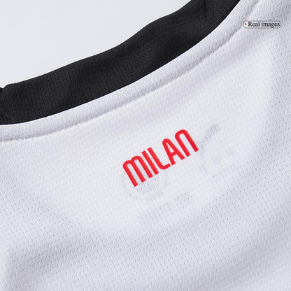 AC Milan Idegenbeli Soccer Mez Készlet(Mez+Rövidnadrág) 2025/26 Fehér