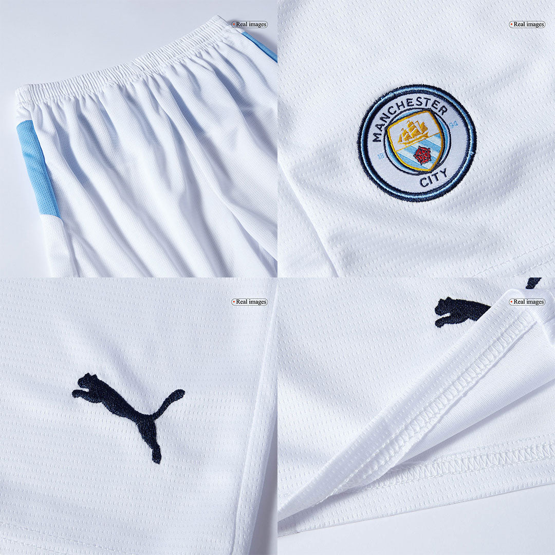 Gyerek Manchester City 
Otthoni 
Mez 
 
Készlet (Mez + Nadrág)2025/26 
 Kék