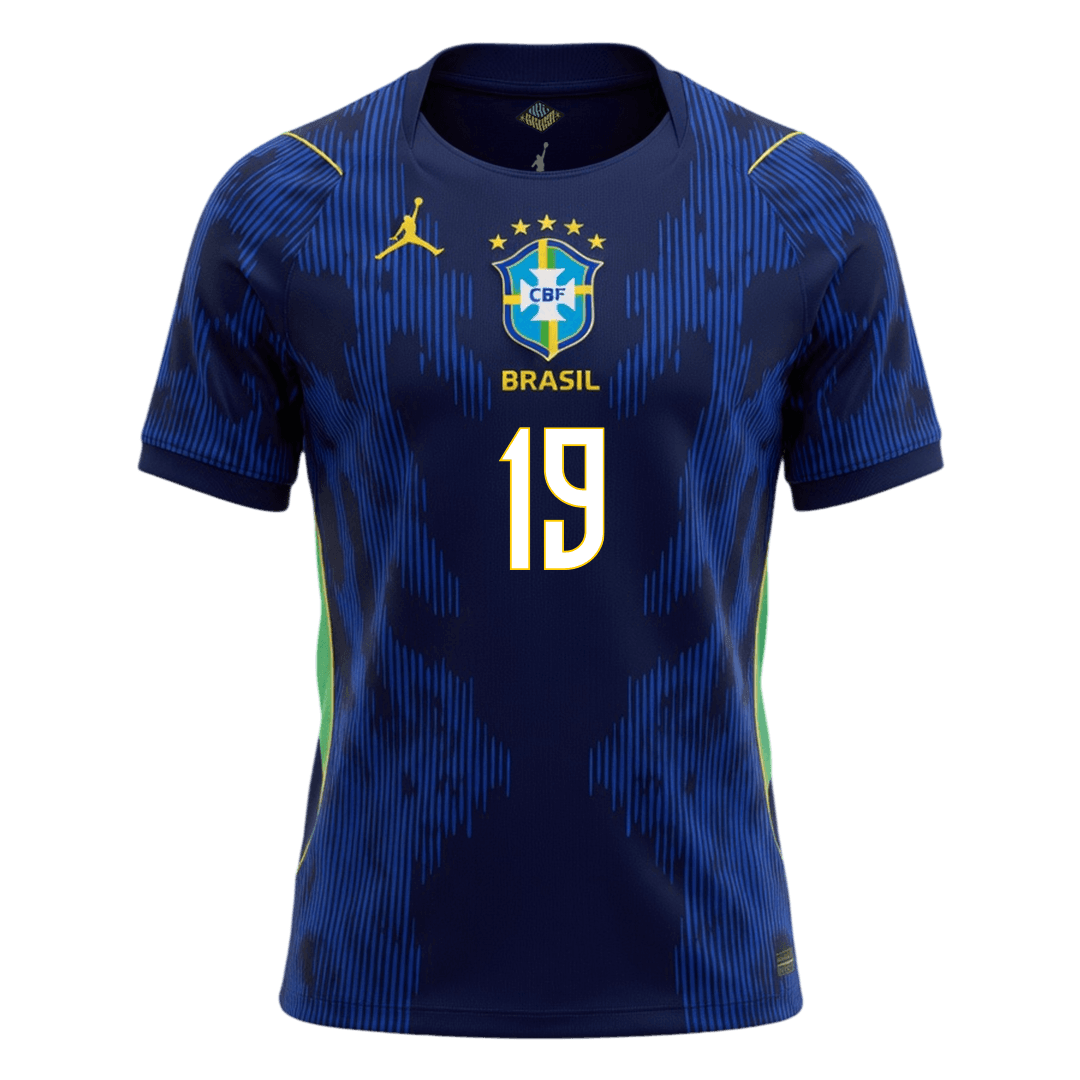 ENDRICK #19 Brazil Idegenbeli Mez 2026 Sötétkék