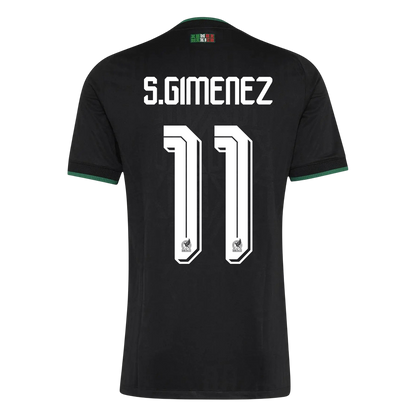 S.GIMENEZ #11 Mexico Játékos Verzió Harmadik Mez Világbajnoki 2026 Fekete
