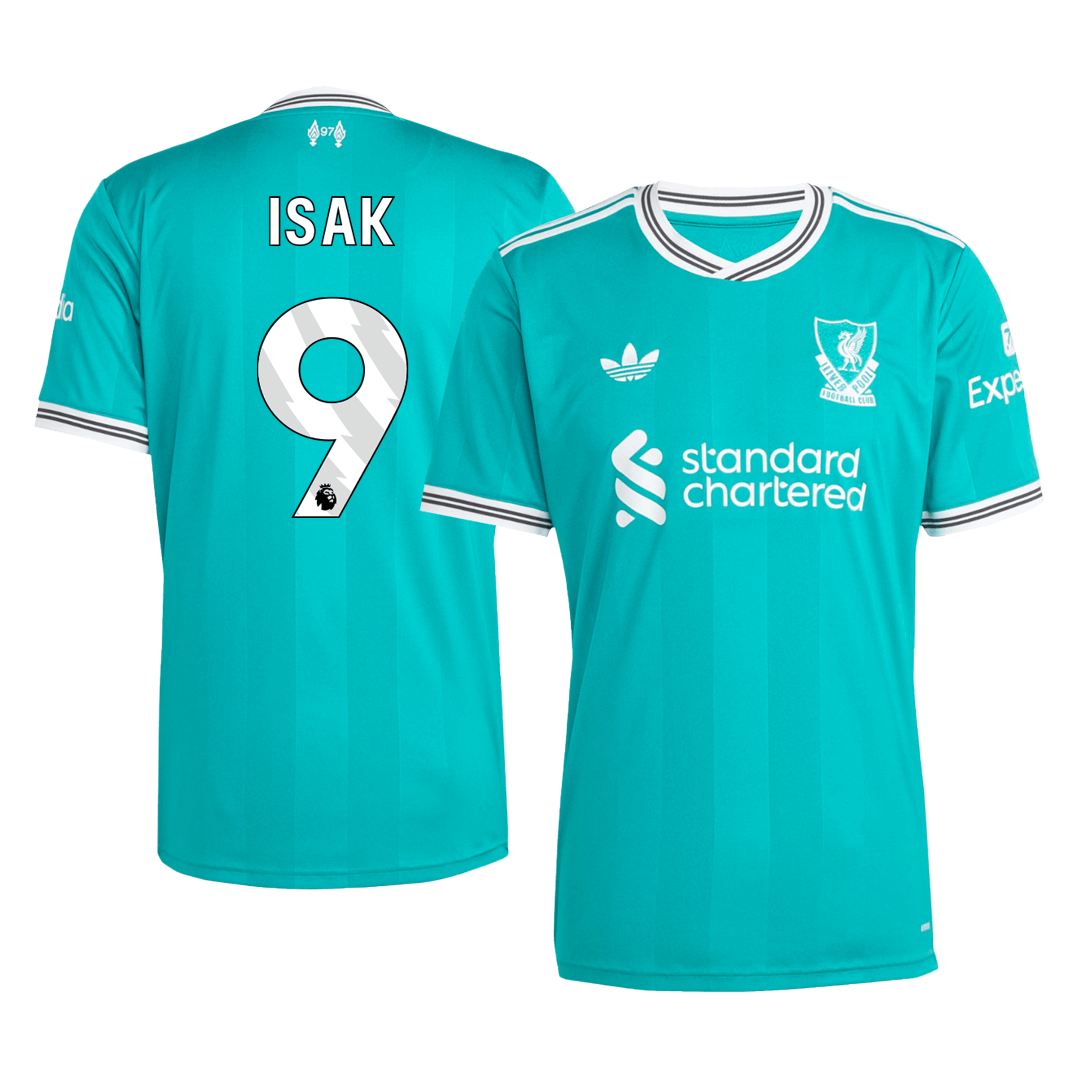 ISAK #9 Liverpool  Idegenbeli Harmadik  Mez 2025/26  Zöld