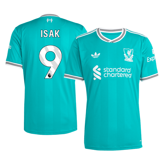 ISAK #9 Liverpool  Idegenbeli Harmadik  Mez 2025/26  Zöld