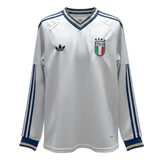 Italy Idegenbeli Hosszú Ujjú Mez 2026 Fehér