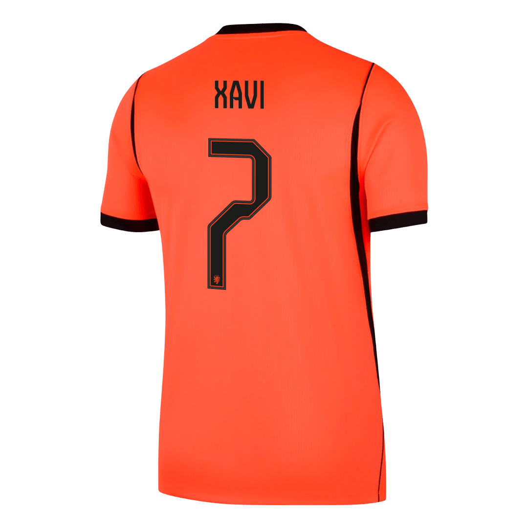 XAVI #7 Netherlands Hazai Mez 2026 Narancs